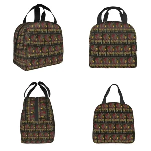 Yayoi Kusama Insulated Lunch Bag for Women Kids Portable Food Boxes Thermal Lunch Box Tote